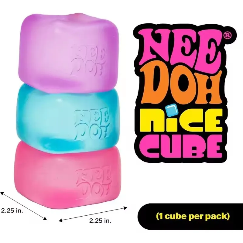 Squishy Stress Cube — 3 Pack image 1